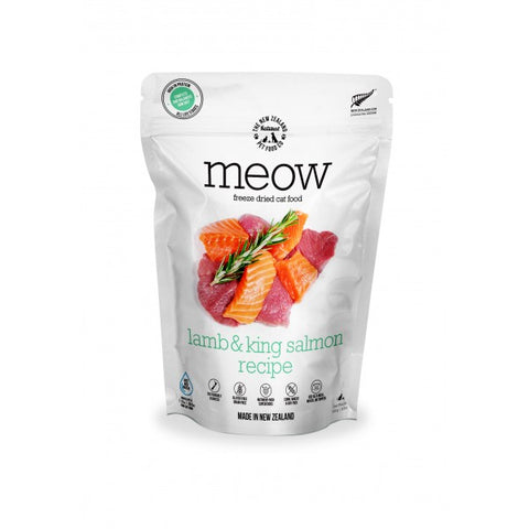 Meow Freeze Dried Cat Food Lamb & Salmon - 280gm