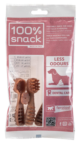 100% Snack Toothbrush Less Odours Small 4 Pack