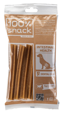100% Snack Bone Snowflake Stick Intestinal Health Medium 4 Pack