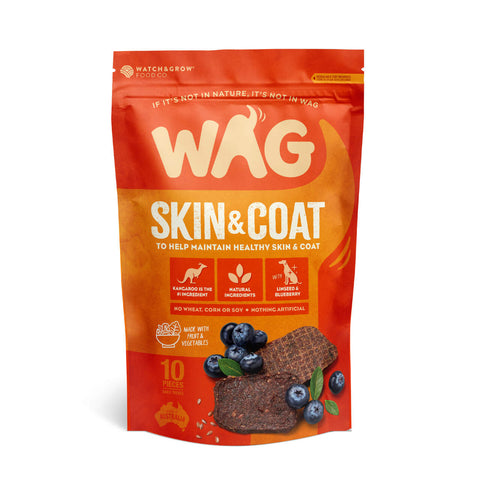 WAG - Kangaroo Jerky Skin & Coat - 10 pc Pack