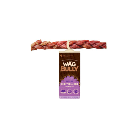 WAG Braided Bully Stick Regular