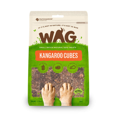 WAG Kangaroo Cubes 200gm