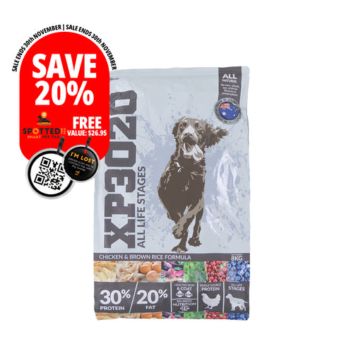 XP3020 Extra Premium Dog Food - 8kg Bag
