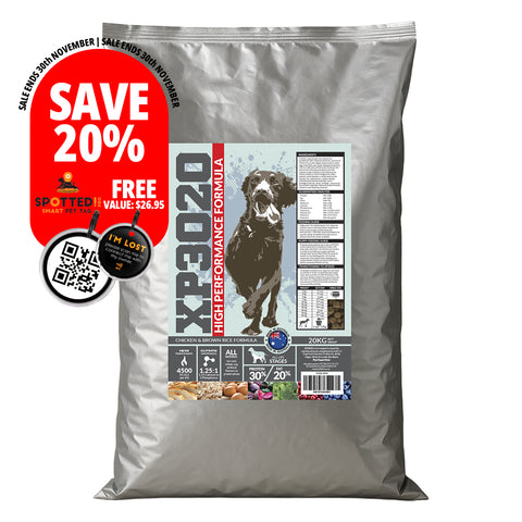 XP3020 Extra Premium Dog Food - 20 kg Bag
