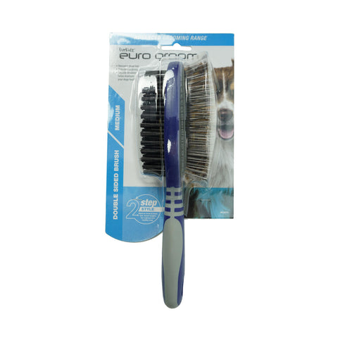 Euro Groom Dog Pin/Bristle Brush Medium