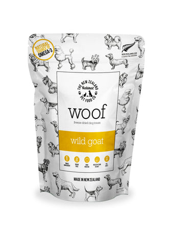 Woof Freeze Dried Dog Food Wild Goat 50gm
