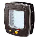 SWING 5 Cat/Small Dog Doors 4 Way+Direction Controller Brown