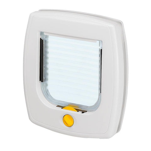 SWING 3 Cat/Small Dog Doors 4 Way Control White