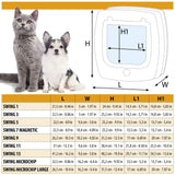 SWING 11 Medium Dog Door 4 Way Control White