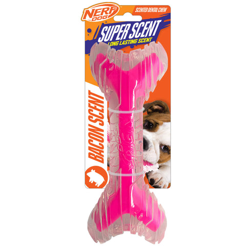 Nerf Super Scent Bacon TPR/PP Bone Clear/Pink 23cm