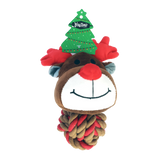 WagTime Chistmas Rope Ball Reindeer