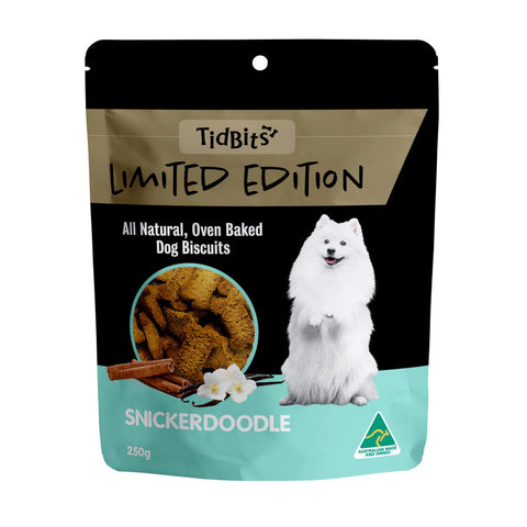 Tidbits "Limited edition" Snickerdoodle Biscuits 250gm