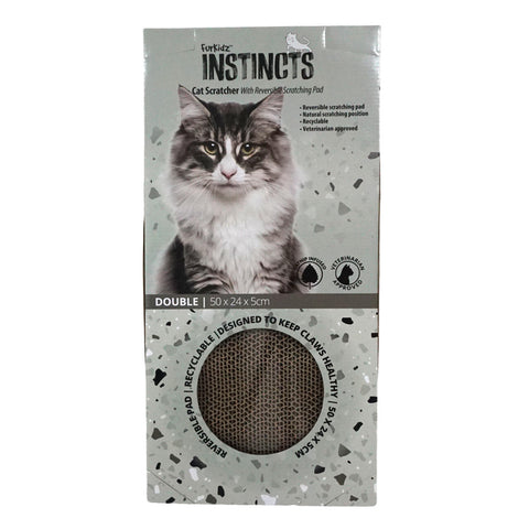 Furkidz Cat Scratch Board Double - 50 x 24 x 5cm