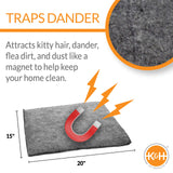 Thermal Kitty Heated Pad Small Grey 50 x 38cm 4W