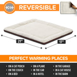 K & H Self Warning Pet Pad Oatmeal/Choc 50cm