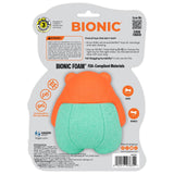Bionic Super Squeak ETPU Foam Bear Orange/Green Large 10cm