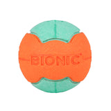 Bionic Super Squeak ETPU Foam Ball Orange/Green Large 7.6cm