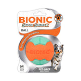Bionic Super Squeak ETPU Foam Ball Orange/Green Medium 6.5cm