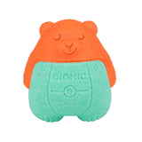 Bionic Super Squeak ETPU Foam Bear Orange/Green Large 10cm
