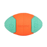 Bionic Super Squeak ETPU Foam Football Orange/Green 14 x 8.5cm
