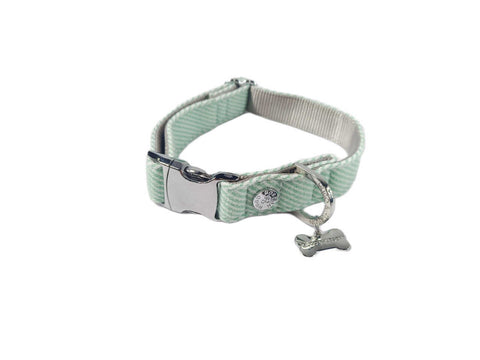 Hugo & Hudson Herringbone Collar Aqua
