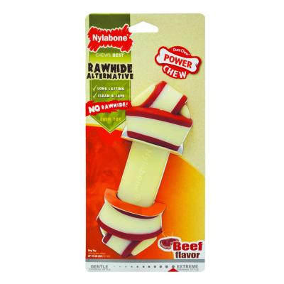 Nylabone Power Chew Rawhide Knot Alternative Beef - Giant