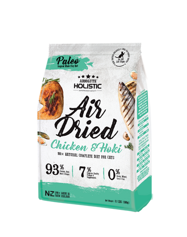 Absolute Holistic Air Dried Cat Food Chicken & Hoki - 500gm
