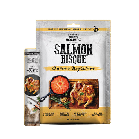 Absolute Holistic Chicken & King Salmon Bisque 60gm