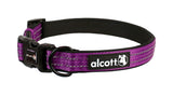 Alcott Adventure Reflective Collar Purple