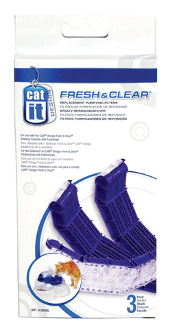 Catit Cat Drinking Feeding Station Carbon Filter Cartridges 3 pack