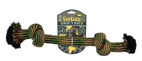 Ruff'n'Tuff 2 Knot Weave Rope Medium - 40cm 290gm