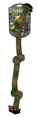Ruff'n'Tuff 3 Knot Weave Rope Small - 50cm 220gm