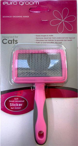 Euro Groom Cat Slicker Curved Soft Pin