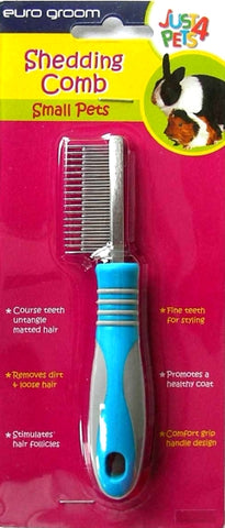Euro Groom Mini Shedding Comb Small Pets
