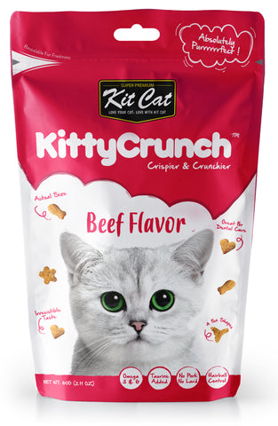 Kit Cat Kitty Crunch Treat Beef - 60gm