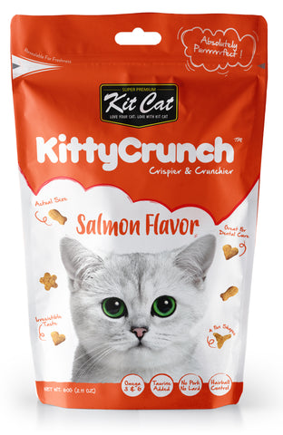 Kit Cat Kitty Crunch Treat Salmon - 60gm