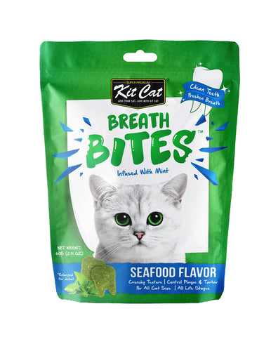 Kit Cat Breath Bites Seafood - 50gm