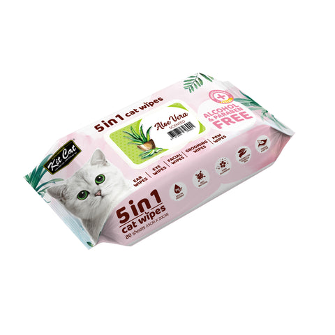 Kit Cat Antibacterial Wipes for Cats