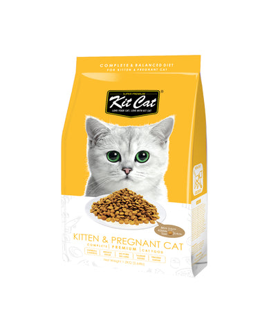 Kit Cat Premium Cat Food - Kitten & Pregnant Cat Food 1.2kg