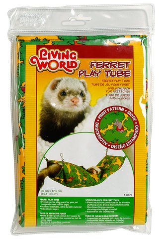 Living World Ferret Play Tube Green 39cm x 17.5cm