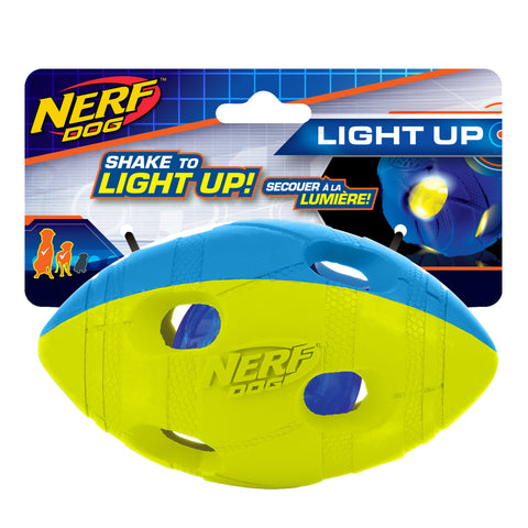Nerf - LED Bash Football - Blue/Green 14 cm