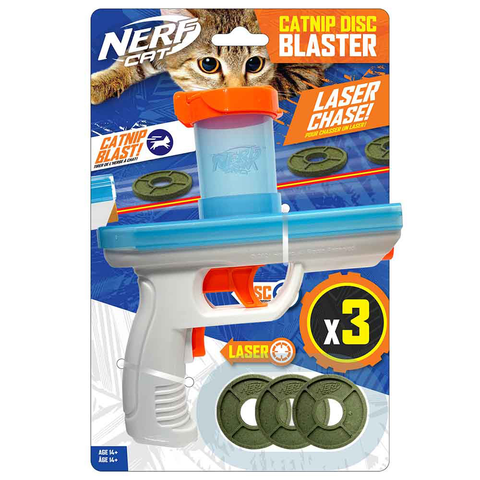Nerf Cat - Catnip Blaster with 3 Discs