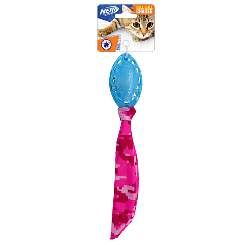 Nerf Cat - Bell Rattle Football w/Crinkle Tail