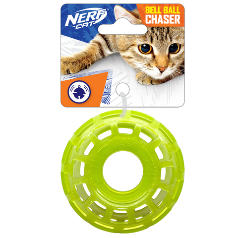 Nerf Cat - Transperant PP Rattle Ring  9cm
