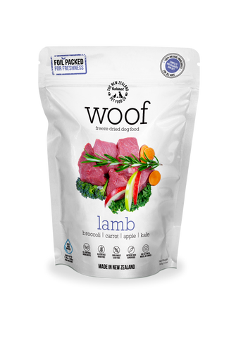 Woof Freeze Dried Dog Food Lamb - 320gm