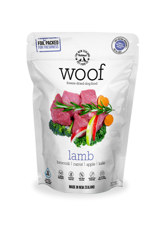 Woof Freeze Dried Dog Food Lamb - 1.2kg