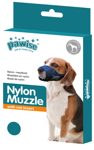 PaWise Nylon Dog Muzzle Adjustable