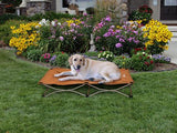 Carlson Portable Dog Bed Small (65 x 65cm) - Tan