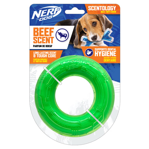 Nerf Scentology Ring Beef Clear/Green 12.5cm