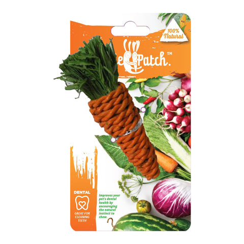 Veggie Patch Carrot Chew Toy 14cm